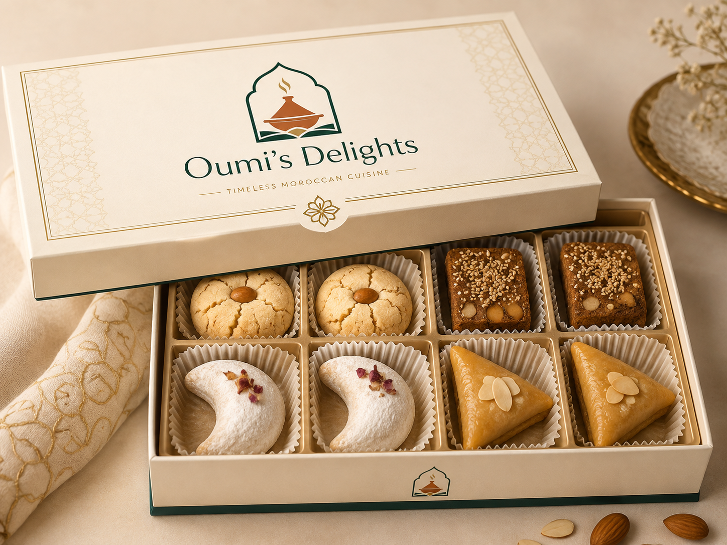 Box of 8 pasteries