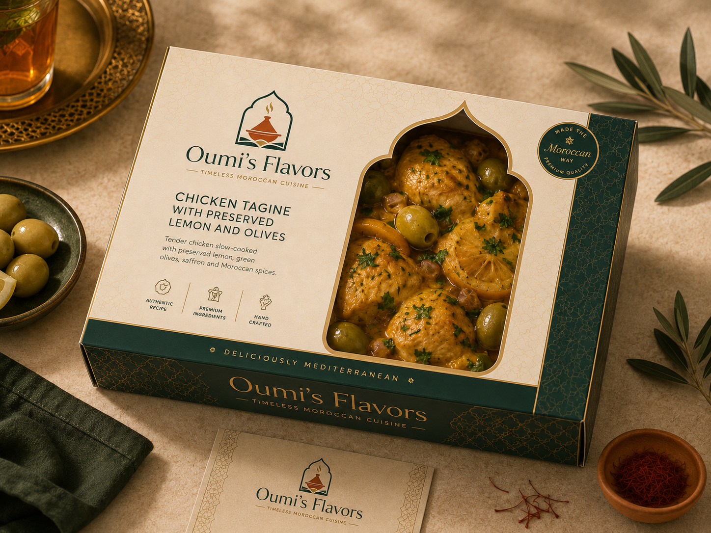 Chicken Tagine with Preserved Lemon and Olives