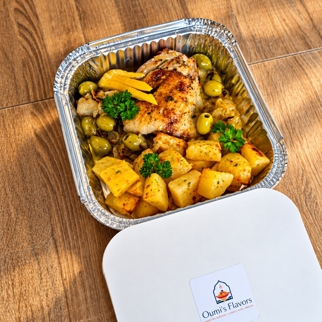 Chicken Tagine with Preserved Lemon and Olives