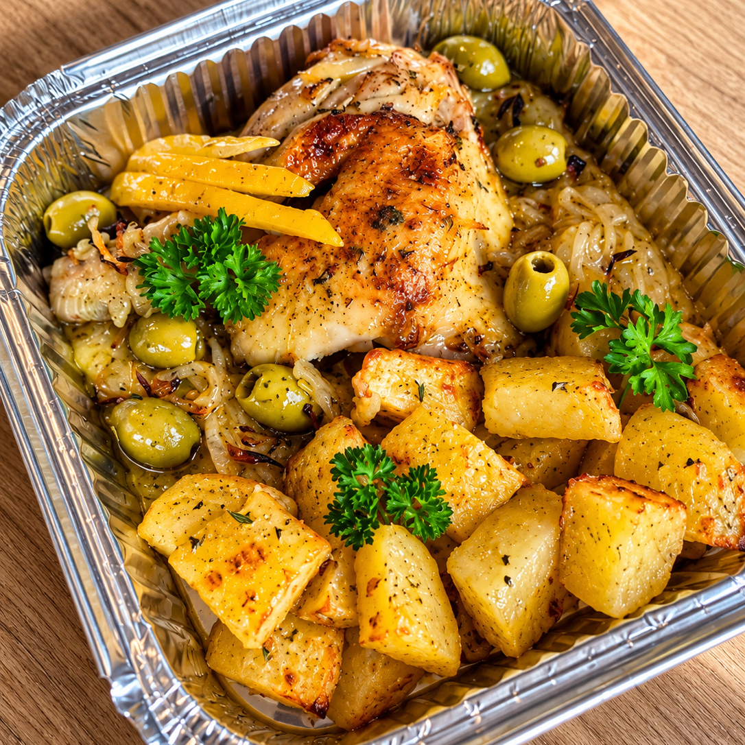 Chicken Tagine with Preserved Lemon and Olives